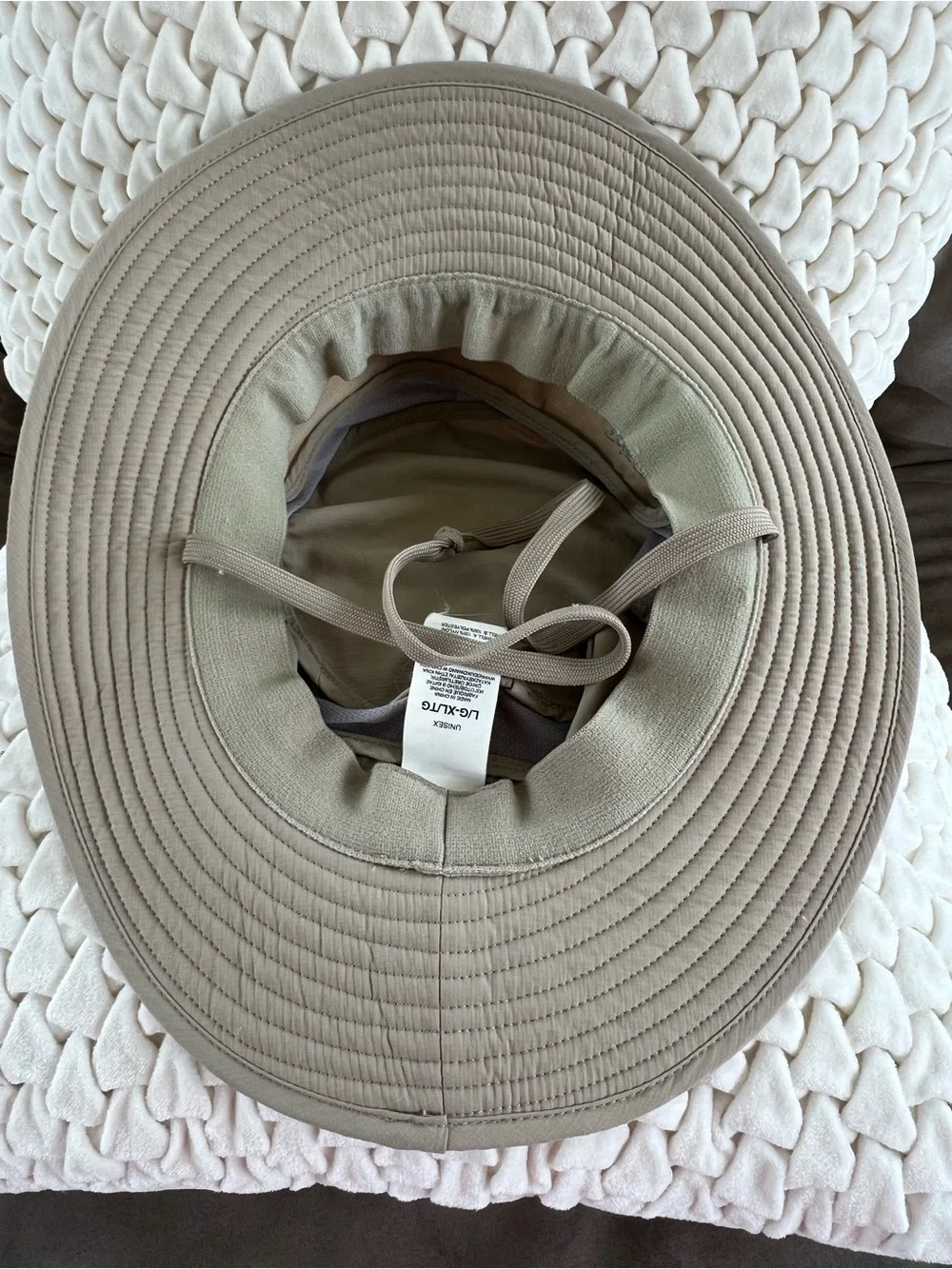 The North Face Tan Boonie Hat with Gray Vent Panel
